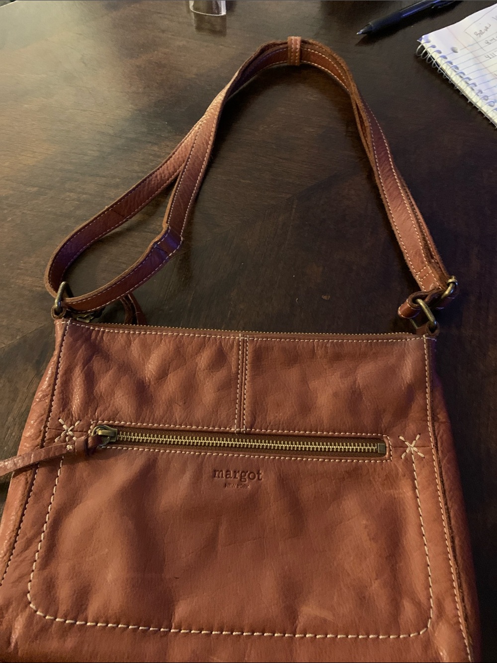 10x8x2 leather purse